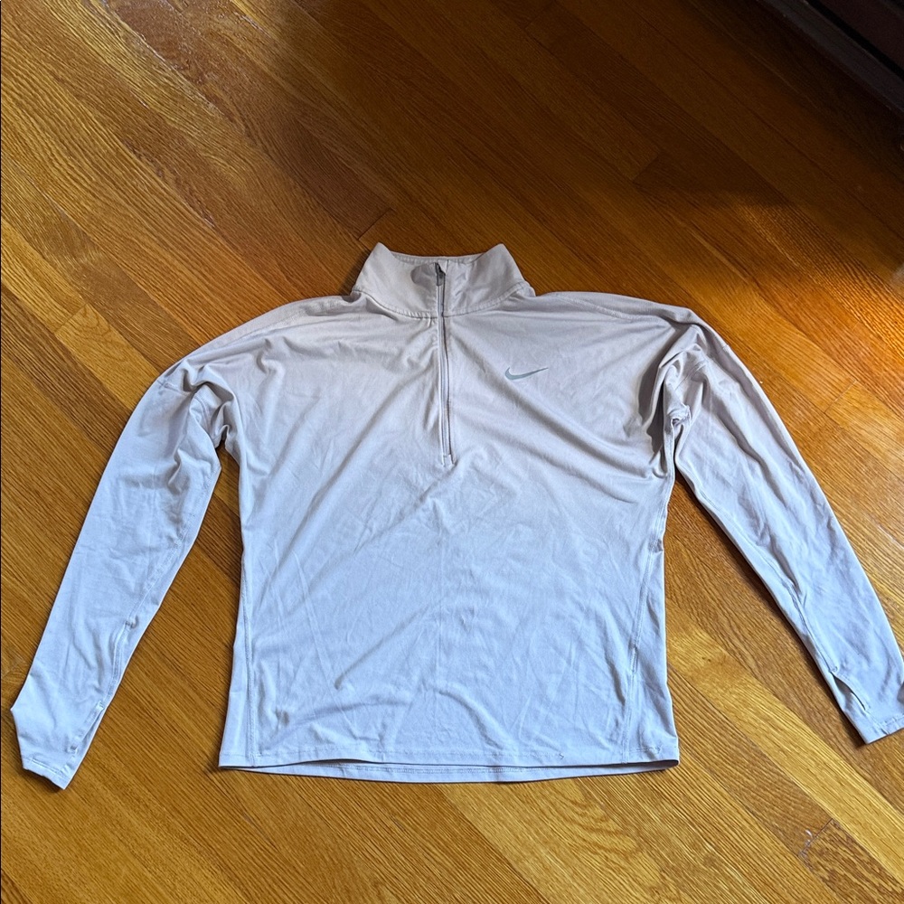 Nike Light Pink Quarter-Zip Pullover